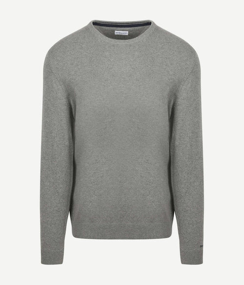 Trui merino blend grijs