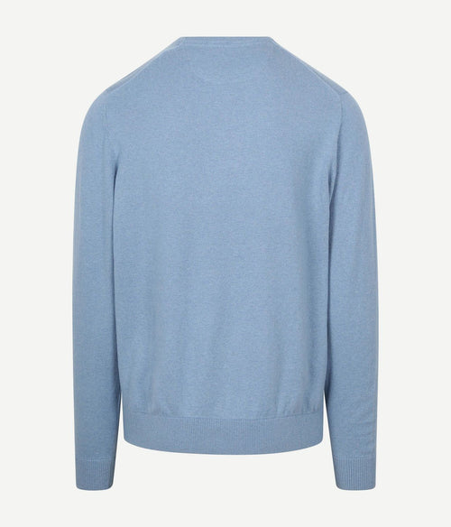 McGregor trui merino blend ice blauw | Regular-fit
