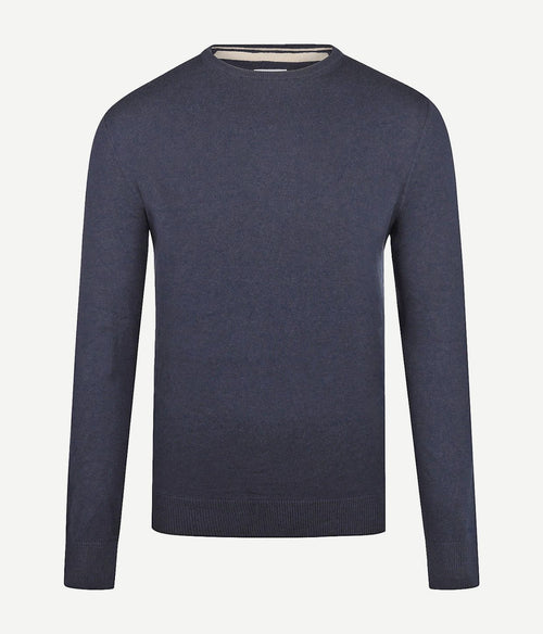 Trui wolmix donkerblauw