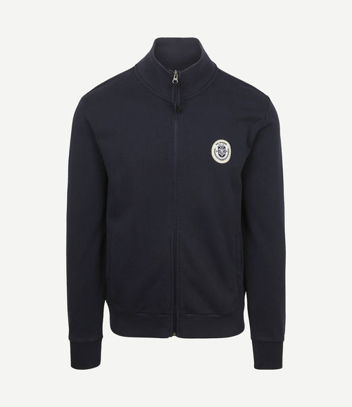 Vest logo donkerblauw