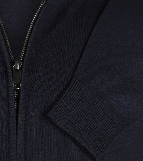 McGregor vest merino blend donkerblauw | Regular-fit