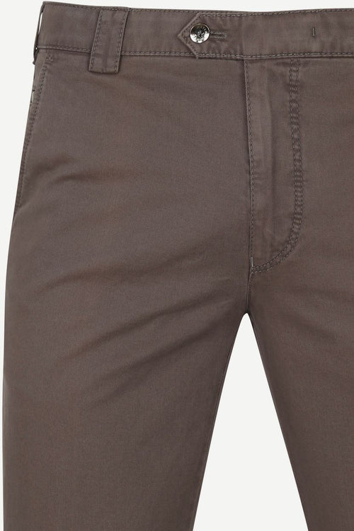 Meyer broek Roma bruin | Regular-fit