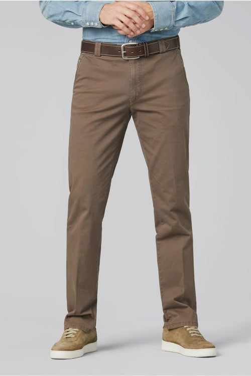 Meyer broek Roma bruin | Regular-fit