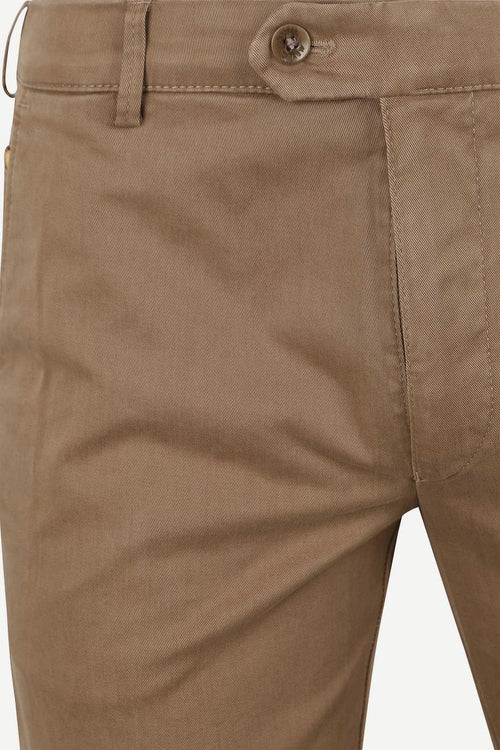 Meyer broek Roma chino lichtbruin | Regular-fit