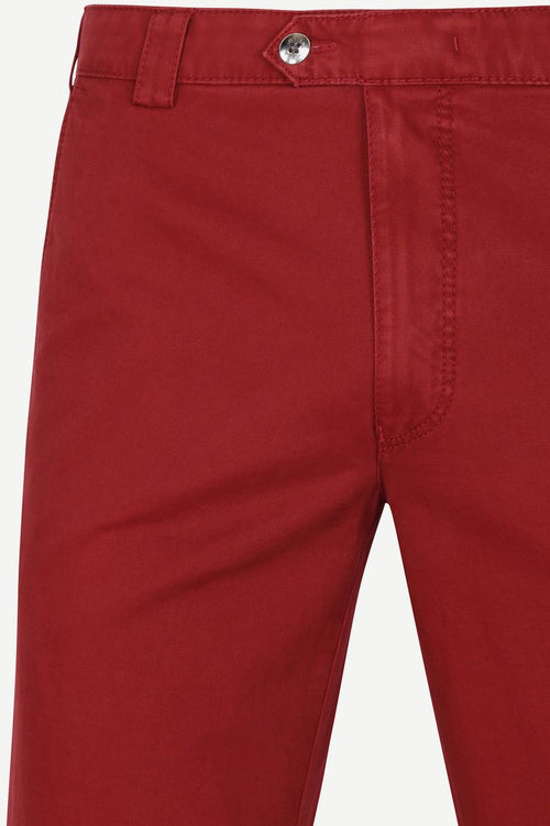 Meyer broek Roma rood | Regular-fit