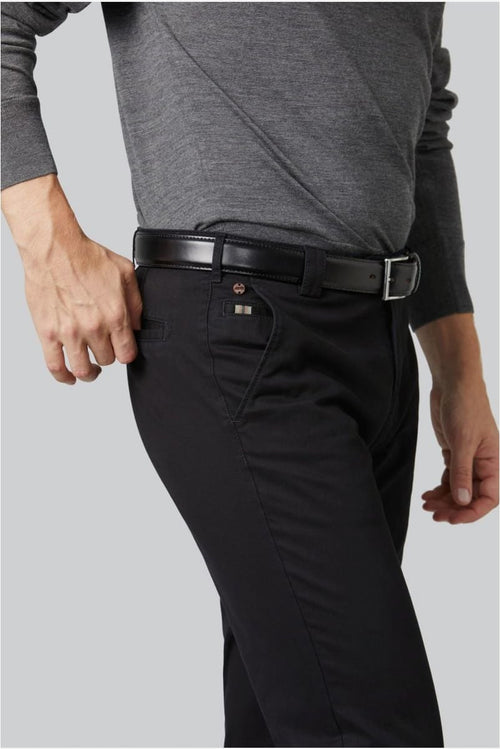 Meyer broek Roma zwart | Regular-fit