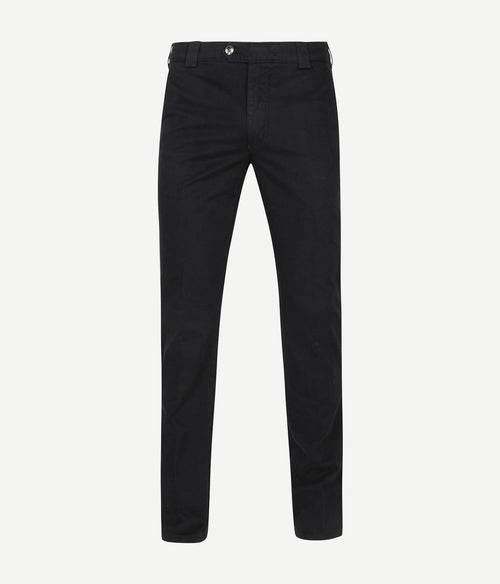 Meyer broek Roma zwart | Regular-fit