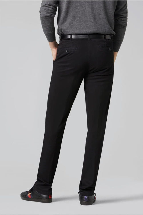 Meyer broek Roma zwart | Regular-fit