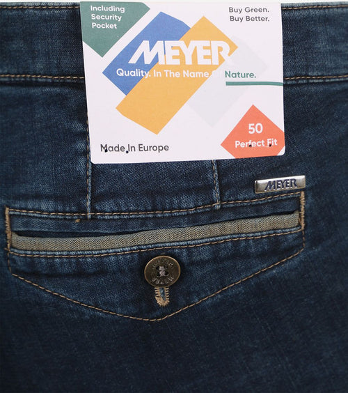 Meyer Chicago broek donkerblauw