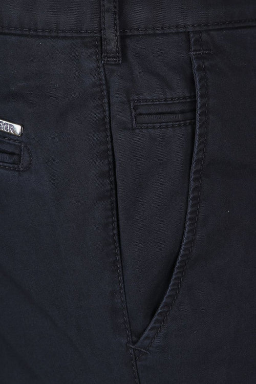 Meyer chino Bonn donkerblauw