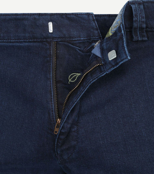 Meyer chino Bonn donkerblauw jeans