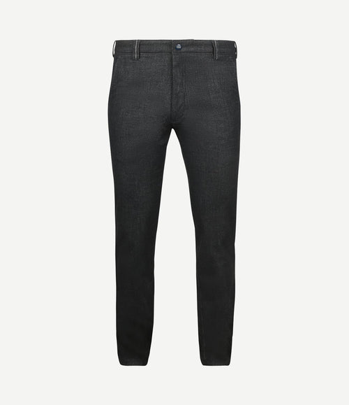Chino Bonn melange donkerblauw