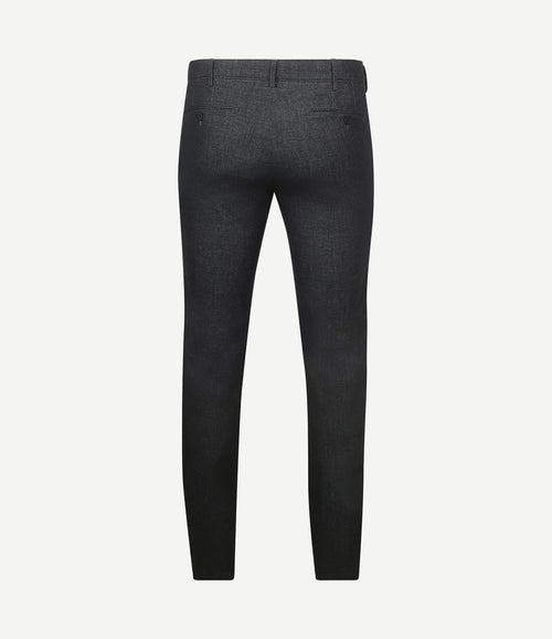 Chino Bonn melange donkerblauw