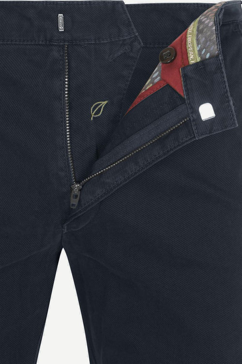 Meyer chino Bonn twill donkerblauw