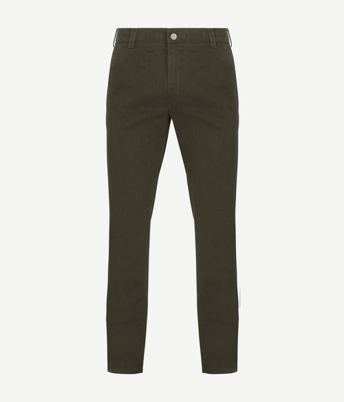 Meyer chino Bonn twill olijfgroen