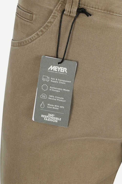 Meyer Dublin broek beige | Slim-fit