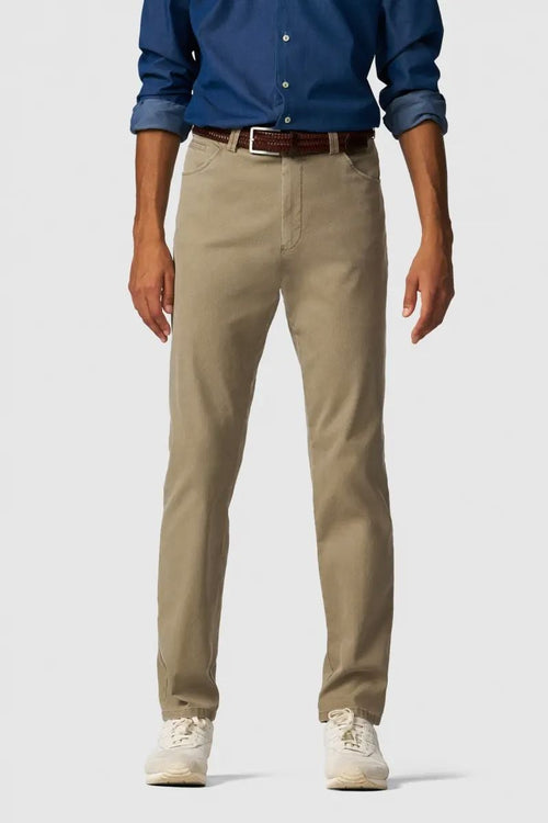 Meyer Dublin broek beige | Slim-fit