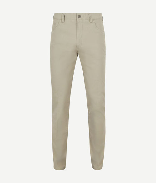 Meyer Dublin broek lichtbeige | Slim-fit
