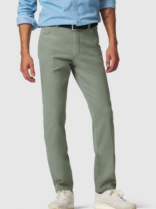 Meyer Dublin broek lichtgroen | Slim-fit