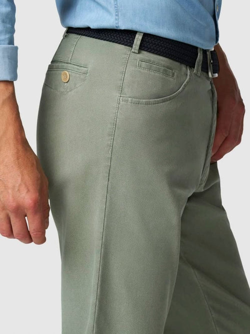 Meyer Dublin broek lichtgroen | Slim-fit