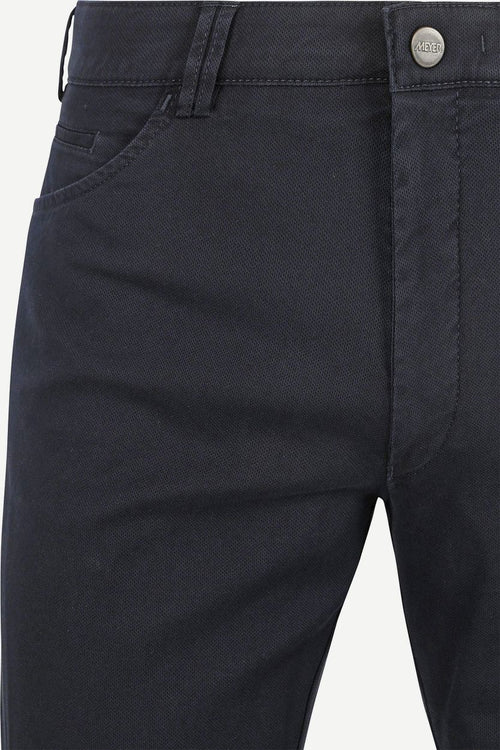 Meyer Dublin broek donkerblauw | Slim-fit