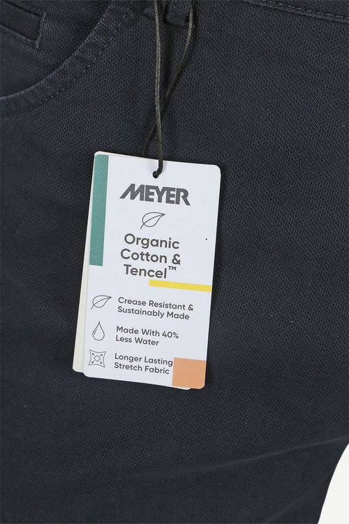 Meyer Dublin broek donkerblauw | Slim-fit