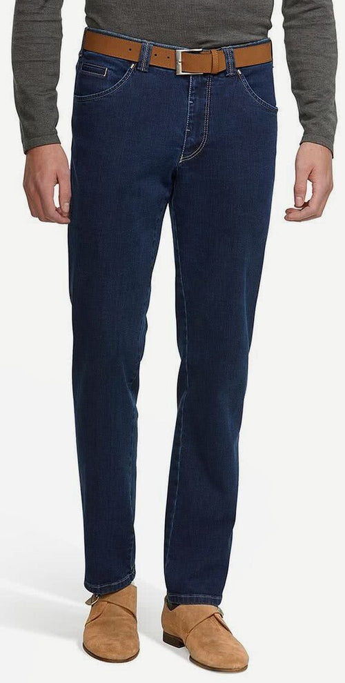 Meyer Dublin jeans blauw | Slim-fit