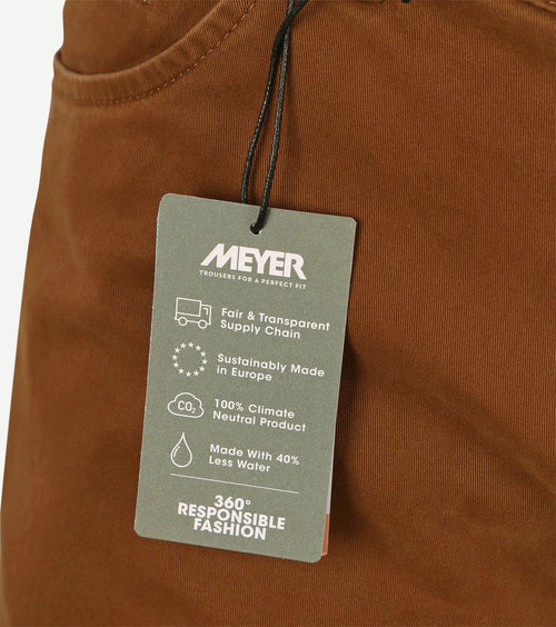 Meyer Dublin jeans cognac | Slim-fit