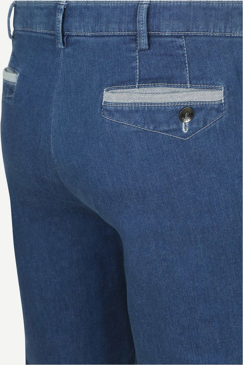 Meyer jeans Dublin blauw | Slim-fit