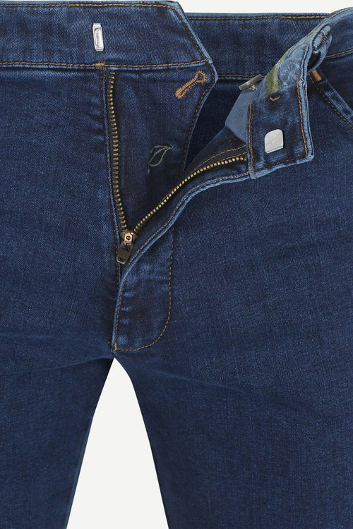 Meyer jeans Dublin donkerblauw | Slim-fit