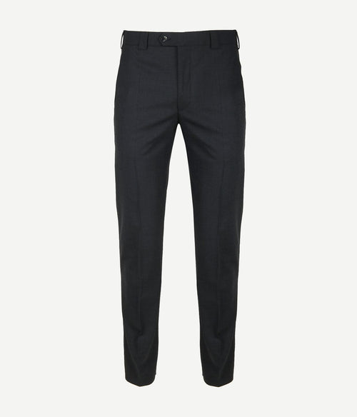 Meyer pantalon Roma wolmix antraciet | Regular-fit