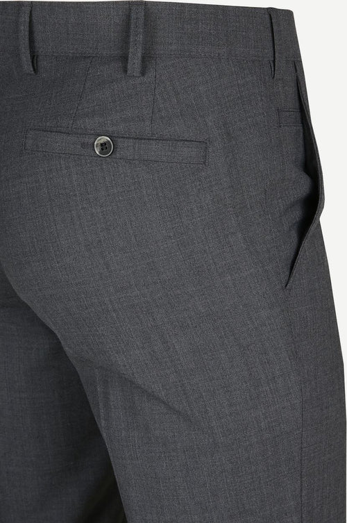 Meyer pantalon Roma wolmix grijs | Regular-fit