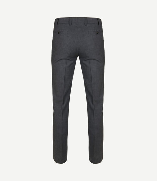 Pantalon Roma wolmix grijs