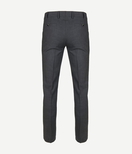Meyer pantalon Roma wolmix grijs | Regular-fit