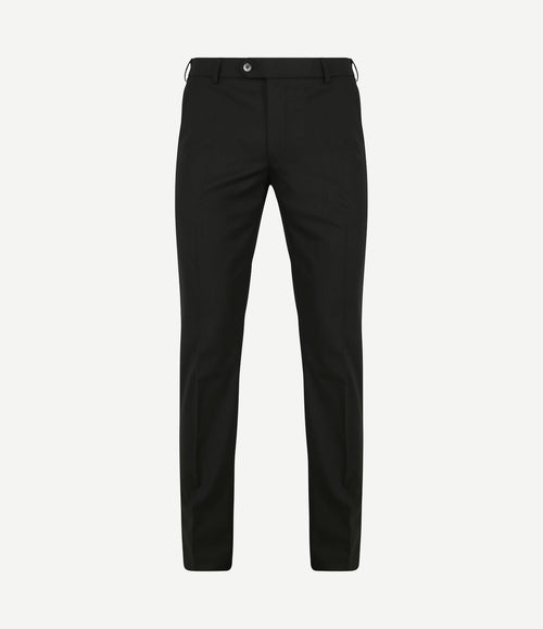 Pantalon Roma wolmix zwart
