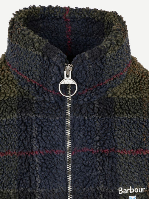 Cardigan fleece classic tartan