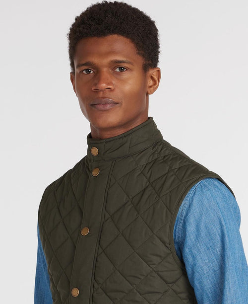 Barbour lowerdale gilet donkergroen