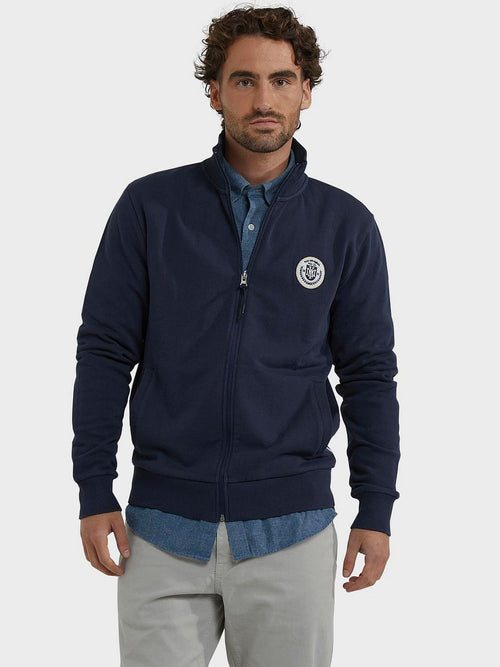 Vest logo donkerblauw