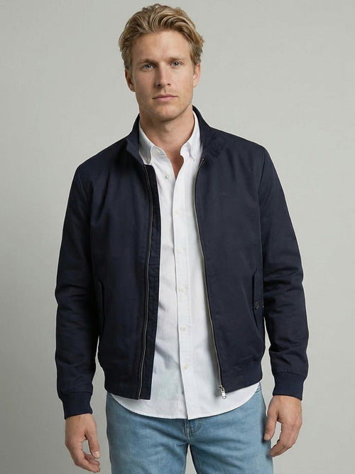 Classic bomberjas donkerblauw