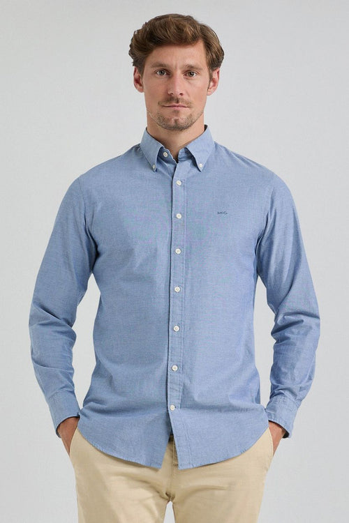 Overhemd Oxford blauw