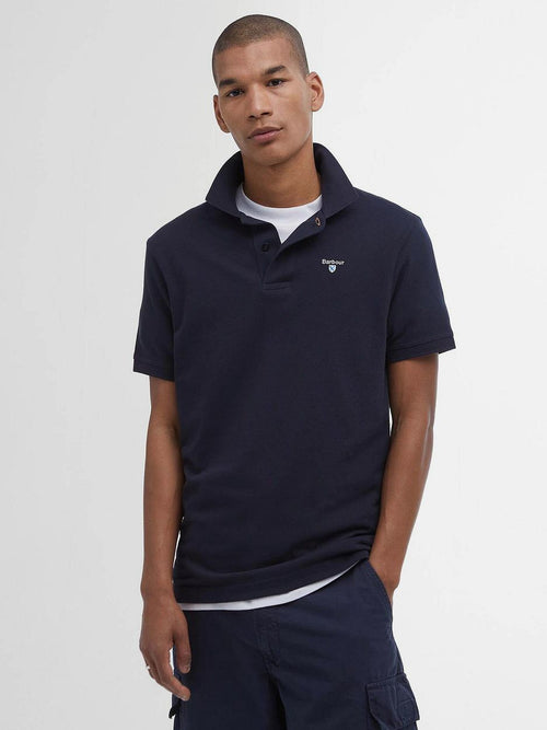 Basic polo donkerblauw