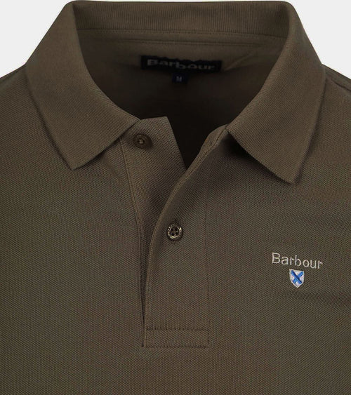 Basic polo legergroen