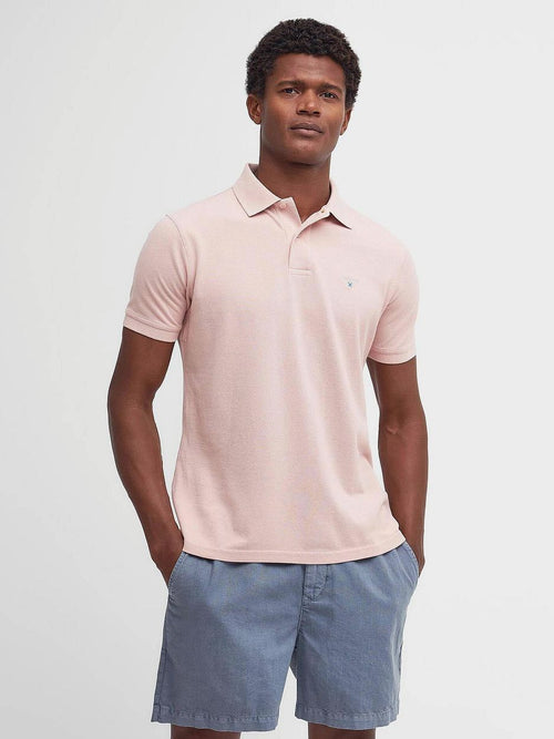 Pique polo lichtroze