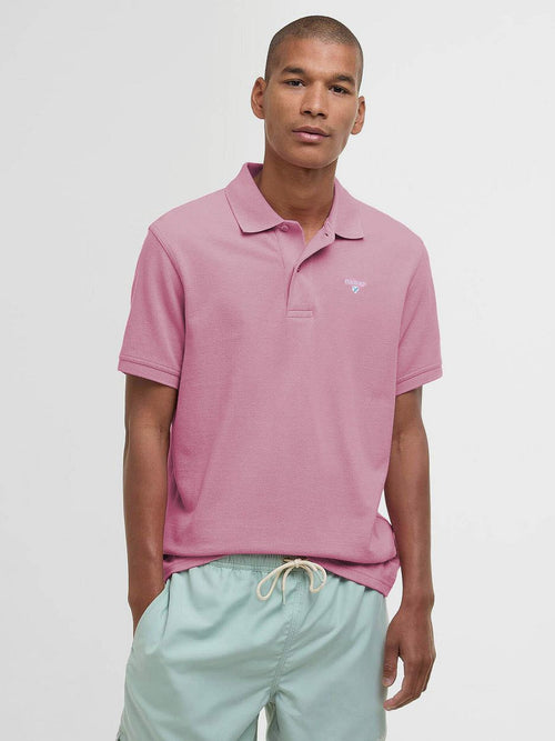 Pique polo true roze