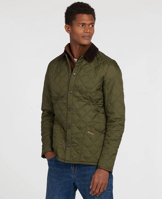 Heritage Liddesdale quilted jas groen