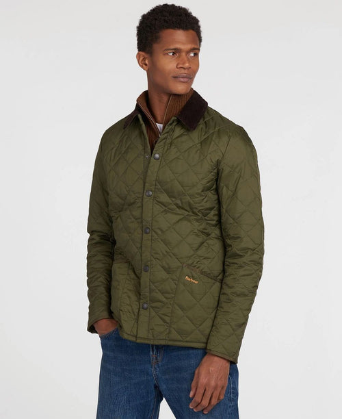 Heritage Liddesdale quilted jas groen