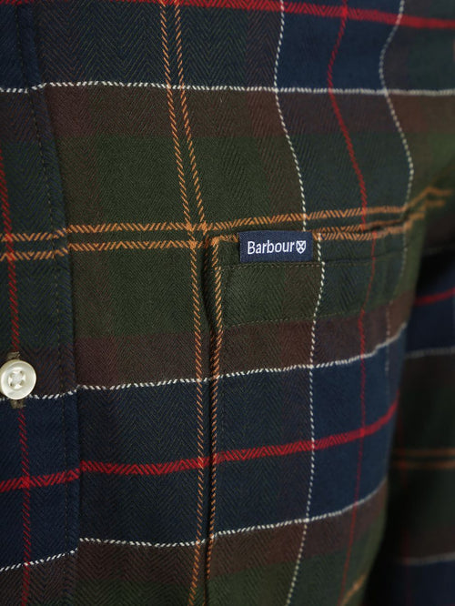 Barbour kyeloch overhemd ruit donkergroen
