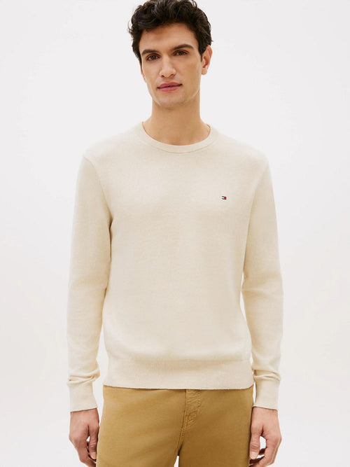 Pullover cotton kashmir ecru