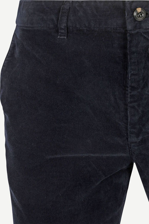 Denton broek corduroy donkerblauw