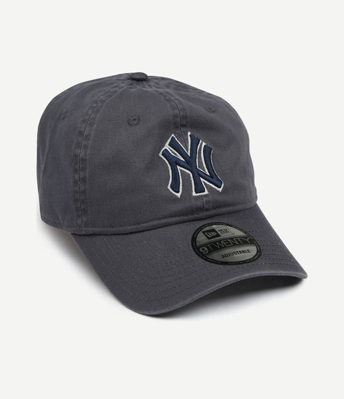 Ny yankees cap washed grijs